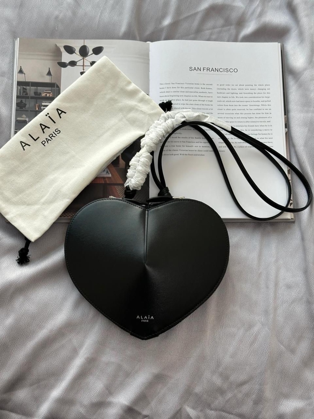 Paris Black Heart Le Coeur CrosbodyBag